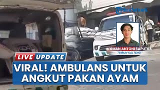 Video Ambulans RS Parenggean Kotim Diduga Disalahgunakan, Digunakan untuk Angkut Pakan Ayam
