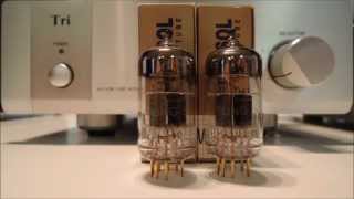 Video thumbnail for 12AX7 GOLD PIN COMPARISON （TUNG-SOL JJ EH） by seas- lyd