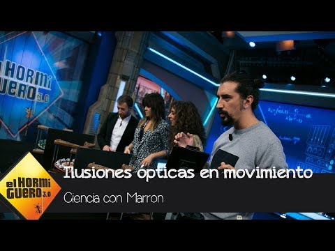 La alucinante ilusión óptica en movimiento de Marron en 'El Hormiguero 3.0' - El Hormiguero 3.0