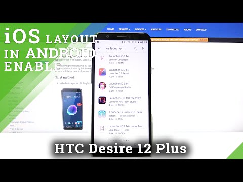 How to Download and Apply iOS Launcher on HTC Desire 12 Plus – Apply iOS Layout