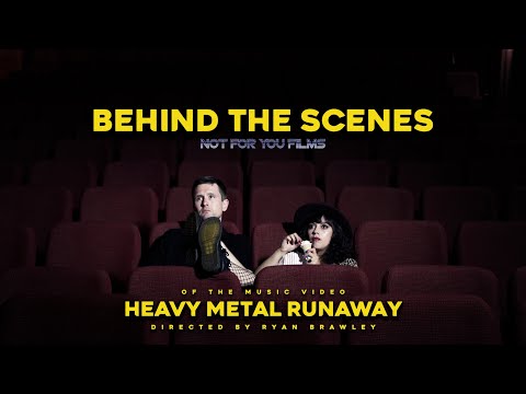 Heavy Metal Runaway, behind the scenes of the Music video for False Heights.