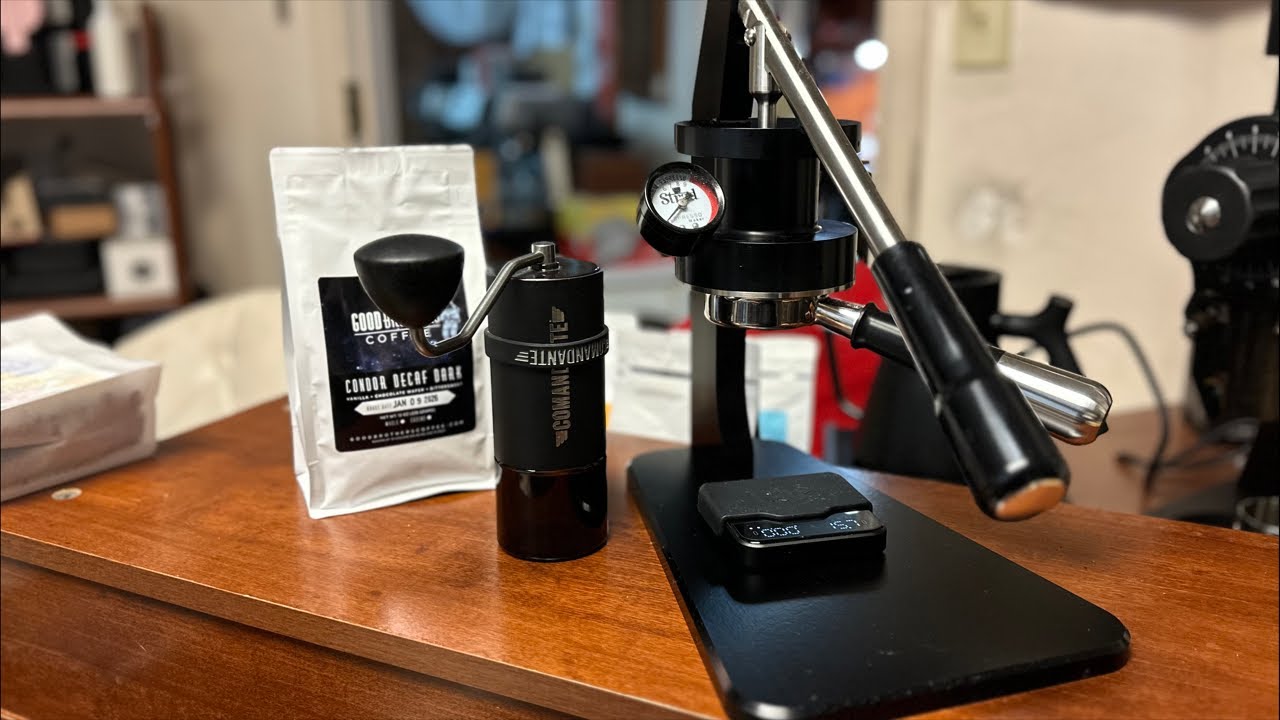 Manual Machine + Hand Grinder: Perfect Espresso at Home