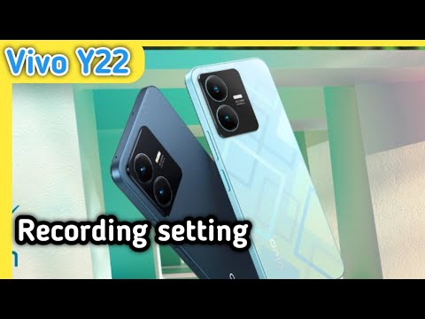 Screen recording setting in Vivo Y22 , how to record screen in Vivo Y22
