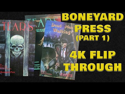 Boneyard Press comics (part 1) - 4K Flip Through