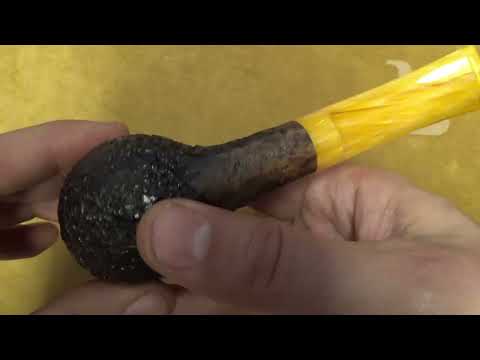 Pipa Mastro Geppetto - Rusticata - Quarter Bent Apple - GP129