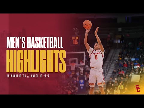 Men's Basketball: USC 65, Washington 61 - Highlights 3/10/22