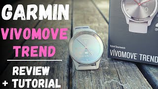Garmin Vivomove Trend ausführliches Review deutsch