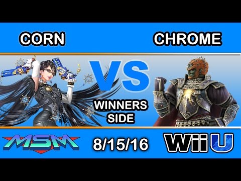MSM 62 - SCB | Corn (Bayonetta, Ryu) Vs. Chrome (Ganondorf) Winners Side - Smash Wii U