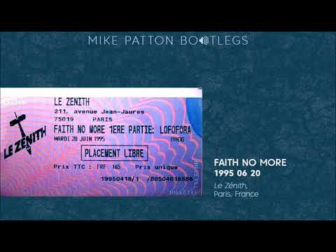 1995/06/20 Faith No More - Le Zénith, Paris, France