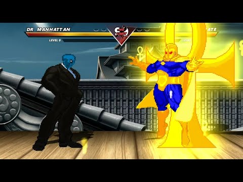DR. MANHATTAN vs DR. FATE - Highest Level Incredible Epic Fight!