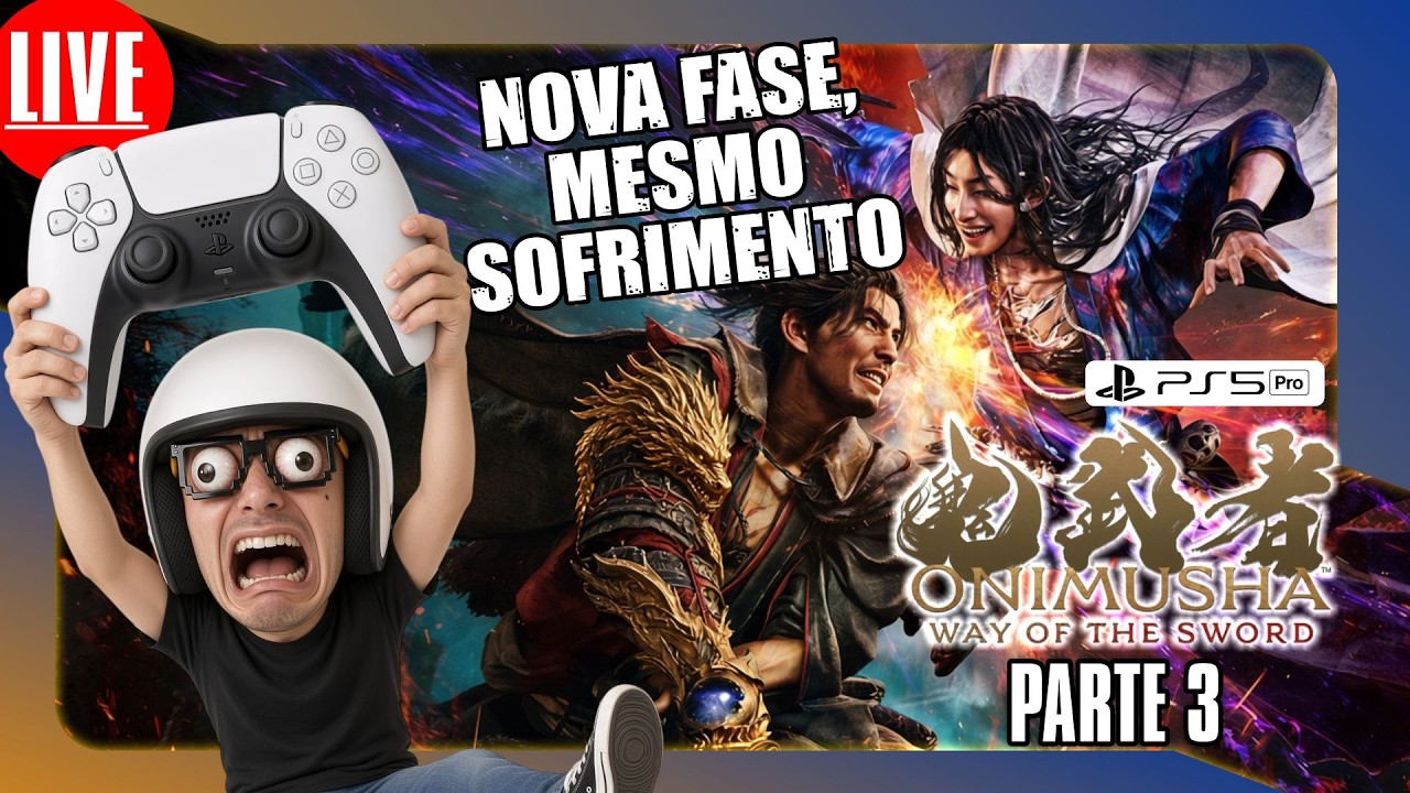 🎮🚨 AO VIVO -  NOVA FASE, MAESMO SOFRIMENTO Onimusha: Way of the Sword PARTE 3 no PS5 PRO #onimusha