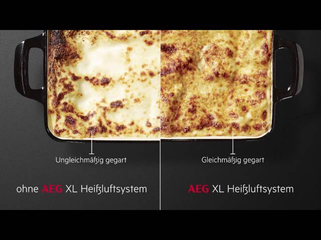 Video teaser for Dieser Backofen heizt richtig ein: Der AEG SurroundCook Backofen mit XL Heißluftsystem