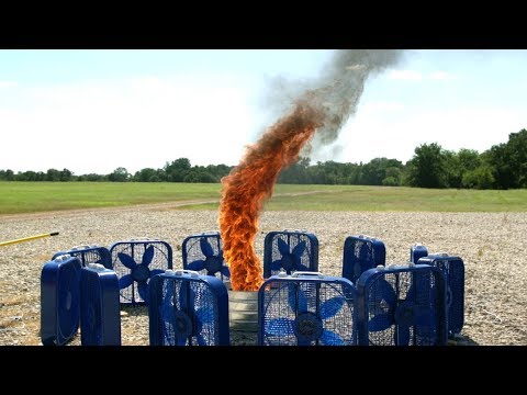 Fire Tornado in Slow Motion 4K || Private Primitive