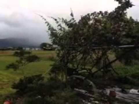 会計学科 台風通過強い風！滋賀県高島市暴風警報！パソコン簿記教室弥生会計体験版