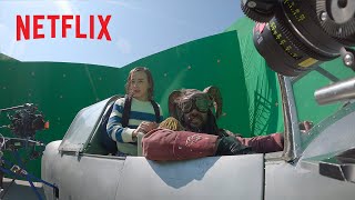 Jason Momoa Behind The Scenes of Slumberland with Marlow Barkley | Netflix