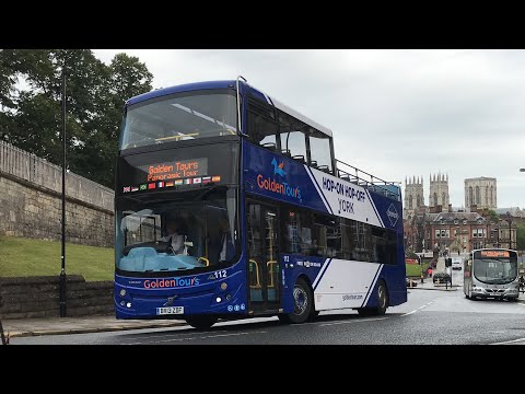 Golden Tour Volvo Open Top at York City Centre