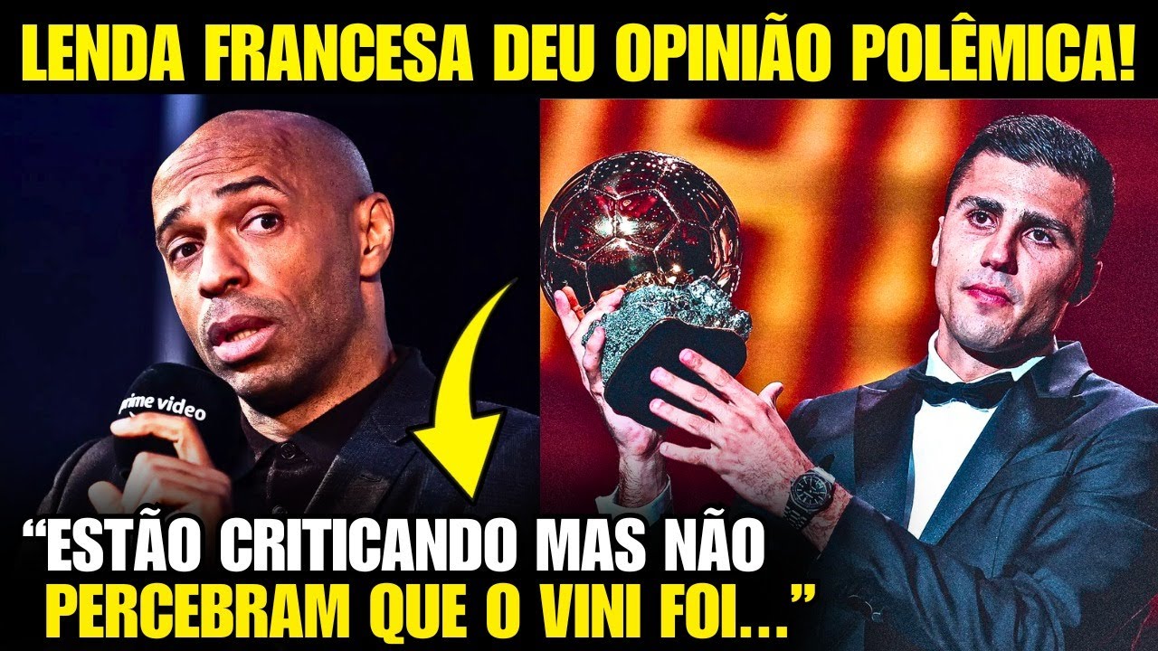 🚨 EITA! A BIZARRA OPINIÃO DE HENRY sobre o ROUBO DA BOLA DE OURO DO VINICIUS JR