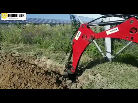 Отзыв мини экскаватор МД-3 тм Минидигер