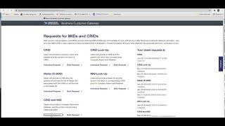 How To FInd or Create a MID CRID for the USPS.