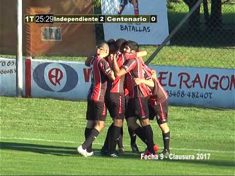 Resumen Fútbol: INDEPENDIENTE 2 Vs  CENTENARIO 2 - 17/09/2017