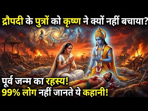 Why didn't Krishna save Draupadi's sons? A secret from a past life that 99% of people don't know!