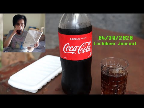 Enjoying an ice cold Coke on a very hot summer afternoon in the Philippines (04/30/20 lockdown vlog)