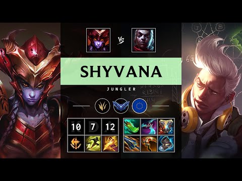 Shyvana Jungle vs Ekko - EUW Diamond Patch 25.15