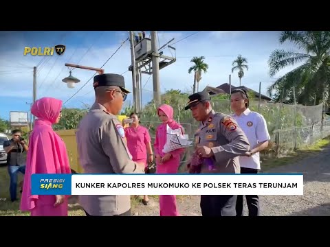 KUNJUNGAN KERJA KAPOLRES MUKOMUKO KE POLSEK TERAS TERUNJAM