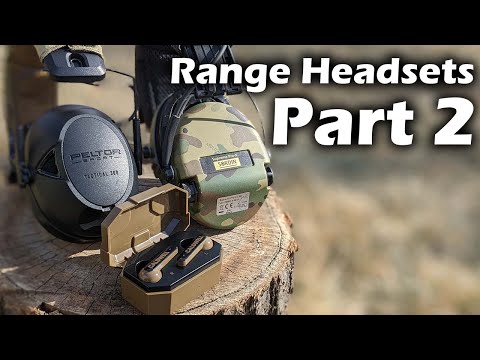 Range Hearing Protection Shootout - Caldwell Shadows - Peltor 300 - Sordin Pro-X LED