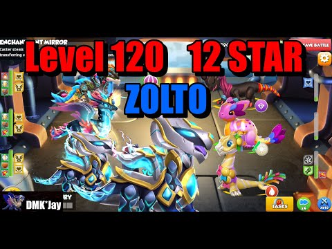 Want to see the battle of level 120 12 STAR ZOLTO? - Dragon Mania Legends - (DMK*Jay) 드래곤 매니아 레전드