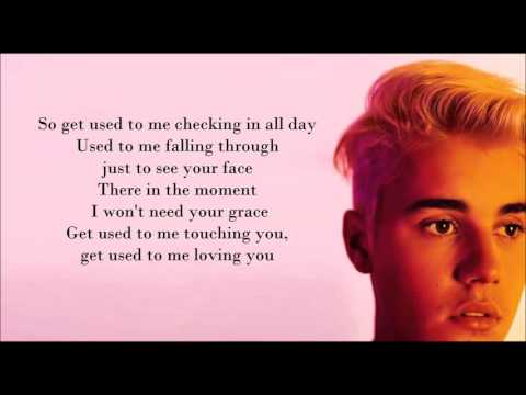 Justin Bieber - Get Used To It (Lyrics)