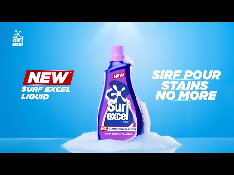 Surf Excel Liquid | Sirf Pour, Stains No More!!