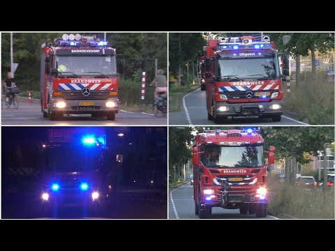 Staat vast voor spoorbomen Brandweer met spoed naar een Grote Bosbrand in Santpoort Noord