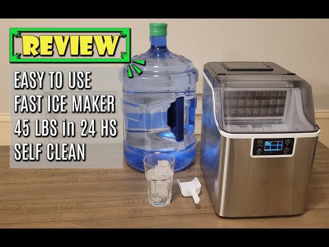 Make Your Own Ice: Kndko Ice Maker Machine with Self Clean