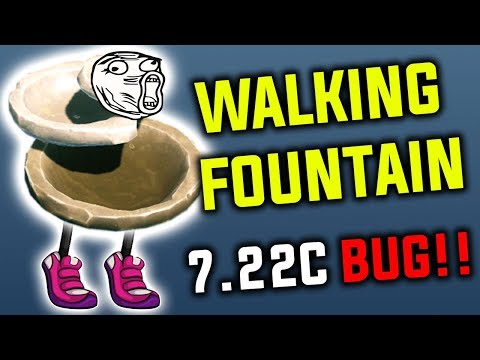 I Hope This Kind Of Bug Will Never Happen In TI9 - THE WALKING FOUNTAIN 7.22C DOTA 2