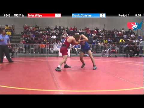 FILAJRFS: 79 KG / 174 lbs: Final Tyler Wilps (Pittsburgh WC) vs. Frank Cousins (Badger WC)