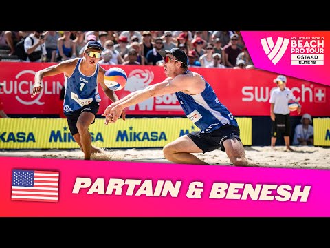 DOMINATION from Partain & Benesh 🏆🏐  | Road to GOLD | #beachprotour