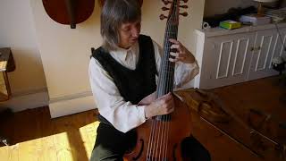 Left hand: position on the bass viol with Alison Crum