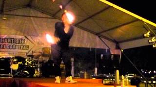 Juggling Fire Bottles