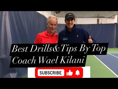 Coach Wael Kilani Amazing Drill: Moving Forward on the Forehand& Footwork Like Roger Federer 🔥🔥