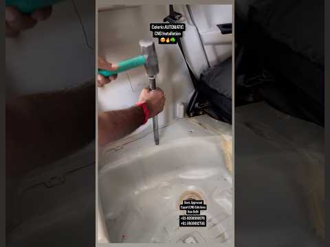 Celerio Automatic CNG installation 😍☘️🔥