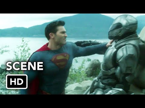 Superman & Lois 1x12 "Steel vs. Superman" Fight Scene (HD)