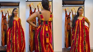 How to Sew This Stunning Ankara Maxi Dress | Easy Step-by-Step Tutorial ✂️👗