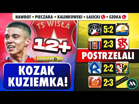 KOZAK KUZIEMKA, WISŁA PO AWANS! GOLEADA POLONII, WIECZYSTA BLISKO SZOKU, COMEBACK ŁKS-U