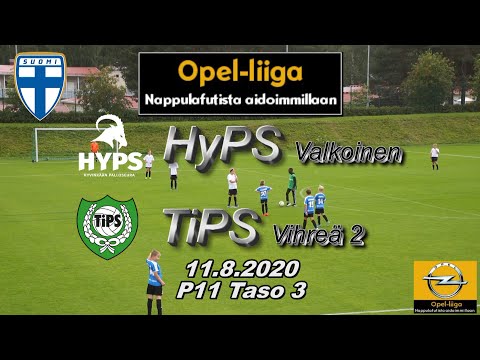 Opel-Liiga P11 HyPS Valkoinen - TiPS Vihreä 2 11.8.2020