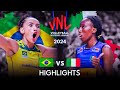 🇧🇷 BRAZIL vs ITALY 🇮🇹 | Highlights | Women's VNL 2024