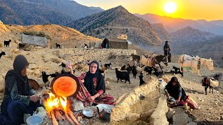 The Hardest Part of Nomadic Life? Finding Water 🏔️ | Traditional Cooking in Iran