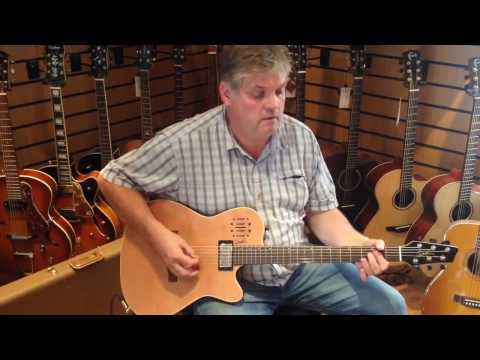 Гибридная (электро- / акустическая) гитара Godin A6 Ultra Dlx Nat (053438)