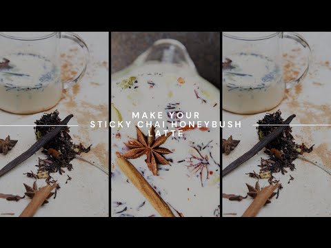 La Main Noire Tuto - How to make a Sticky Chai Honeybush Latte at home