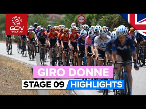 Could The Sprinters Get Over The Climbs? | Giro Donne 2023 Highlights - Stage 9